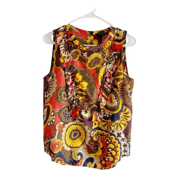 J. Crew Darwin Silk Twill Tank Size 4 - Picture 4 of 8